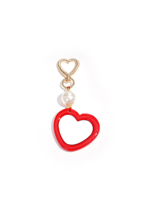 Charming Heart Bag Charms for Women - Spring/Summer Style