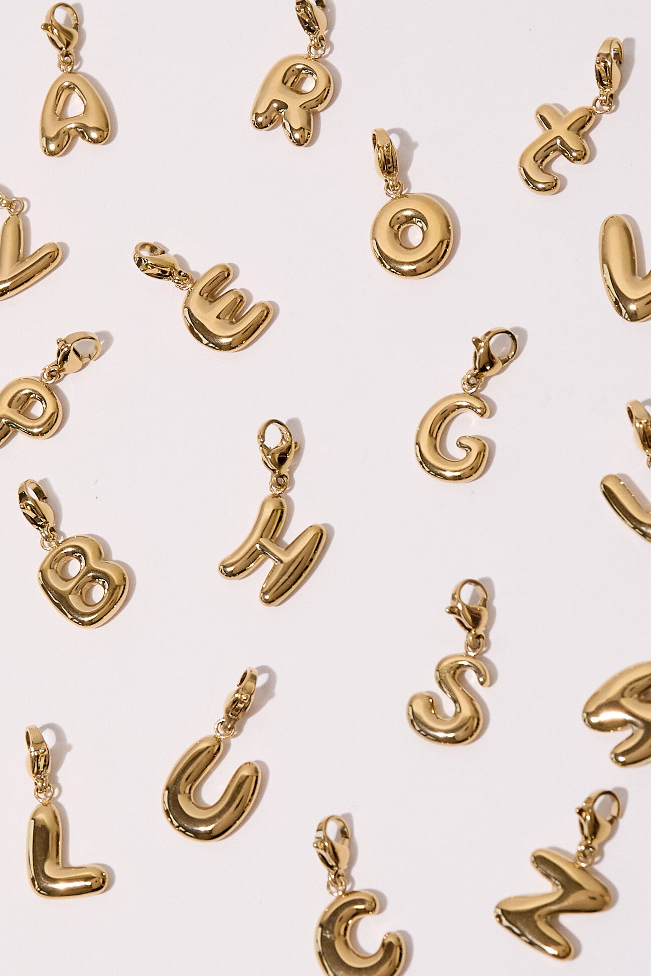 Elegant Gold Colored Letter Ring for Daily Wear