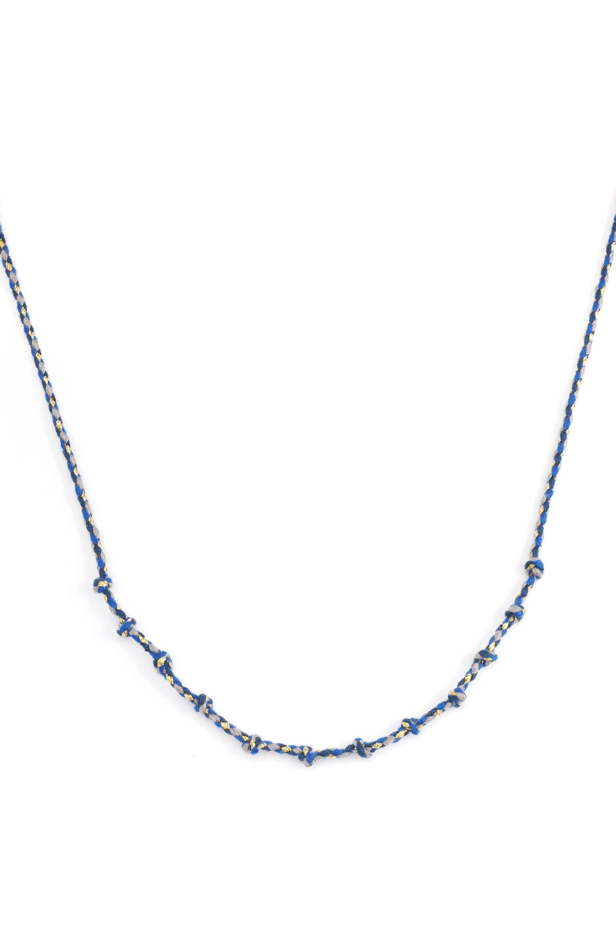 Cotton swirl necklace DIY