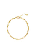 Elegant Gold Color Stainless Steel Chain Bracelet for Women