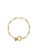 Elegant Gold Color Stainless Steel Chain Bracelet for Women