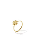 Elegant Gold Minimalist Clover Ring for Everyday Wear