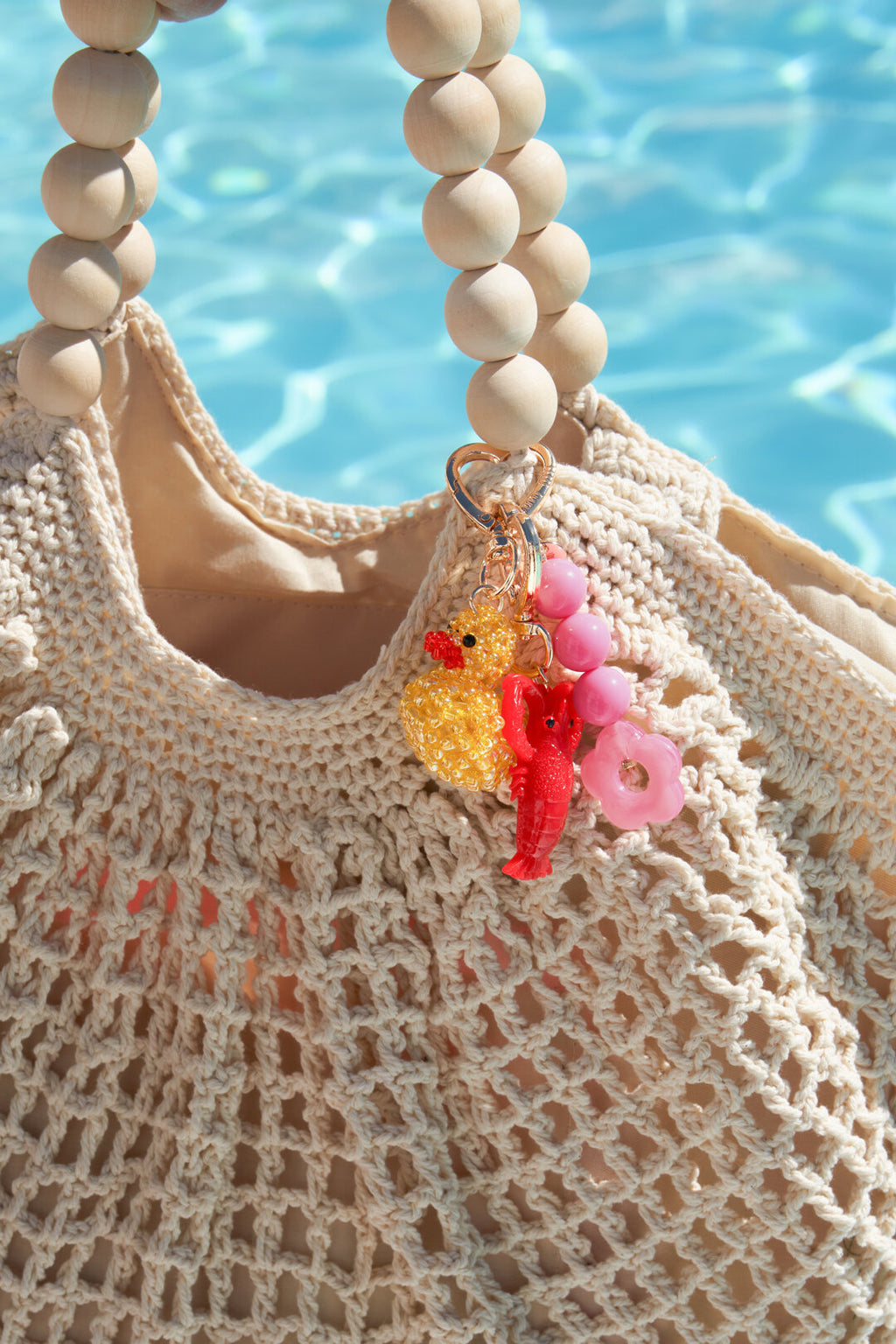 Cute Yellow Animal Bag Charm for Spring/Summer