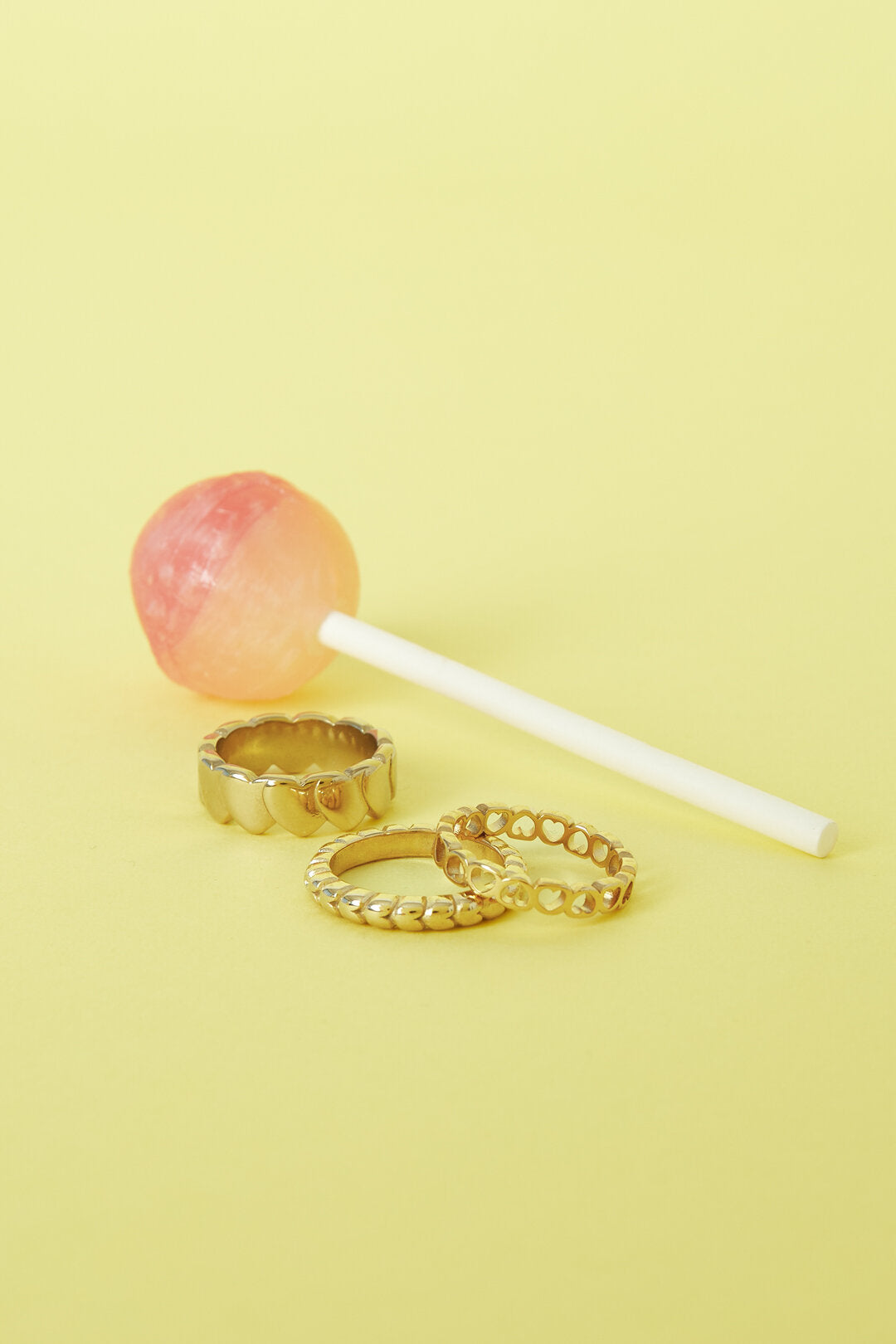 Elegant Gold Heart Minimalist Ring for Daily Wear