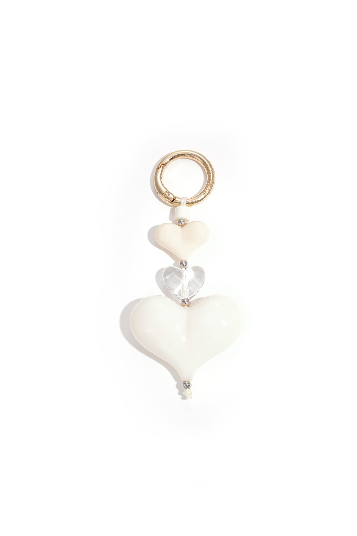 Charming Heart-Shaped Bag Charms for Spring/Summer