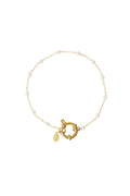 Elegant Gold Color Stainless Steel Chain Bracelet