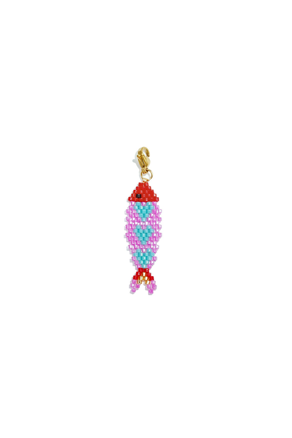Lilli June Romantic Glass Fish Pendant Necklace