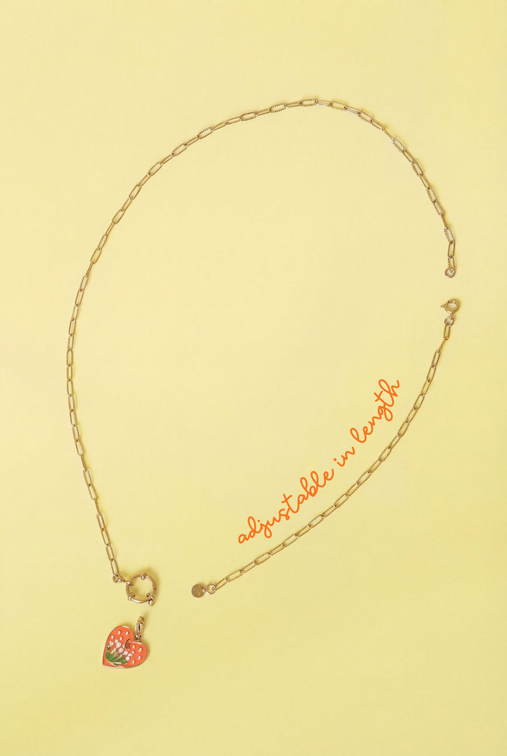 2-in-1 necklace and bracelet with oval links