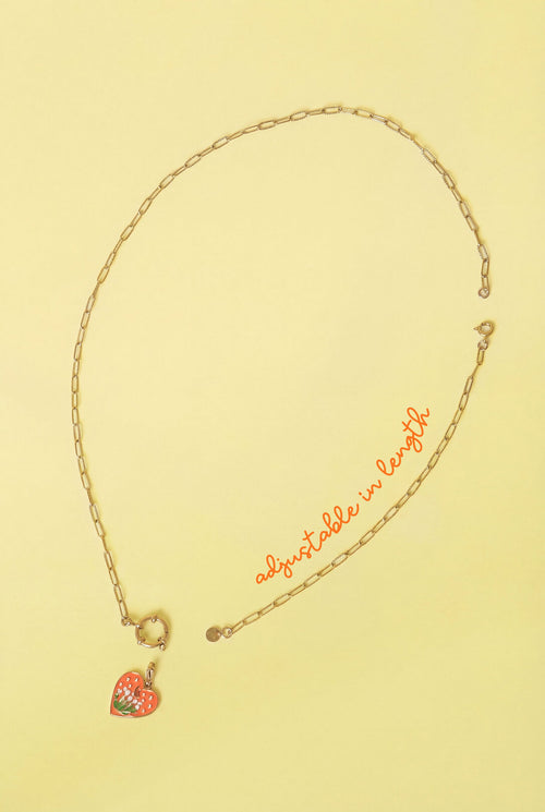 2-in-1 necklace and bracelet with oval links