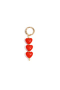 Charming Acrylic Heart Bag Charms for Spring