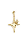 Elegant Gold Star Stainless Steel Jewelry Finding