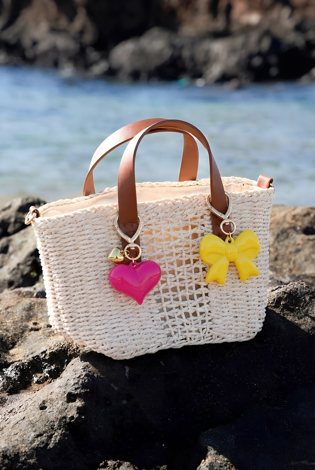Charming Bow Knot Bag Charms for Spring
