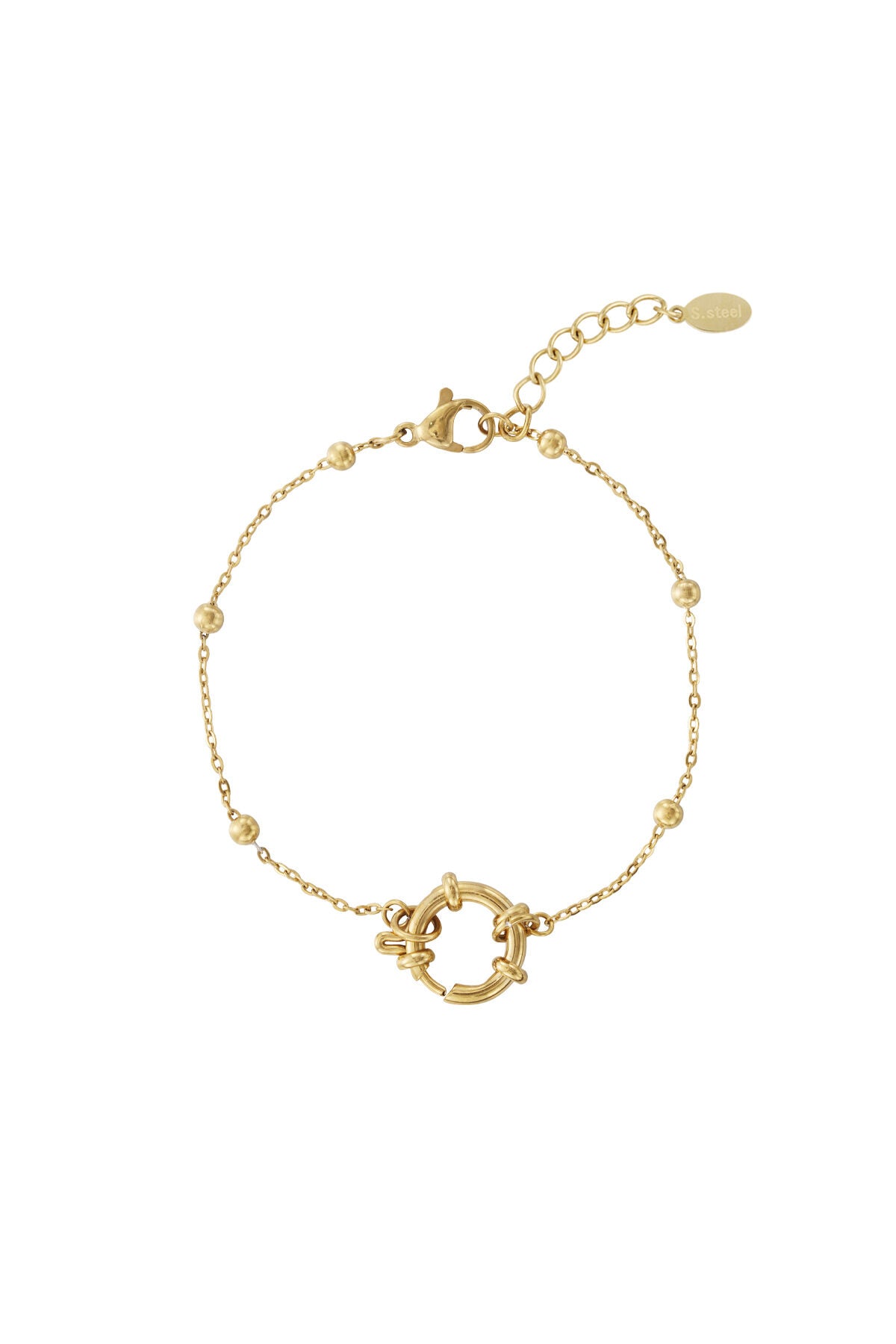 Elegant Gold Color Chain Bracelet for Everyday Wear