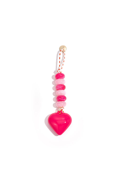 Charming Heart Bag Charms for Spring/Summer
