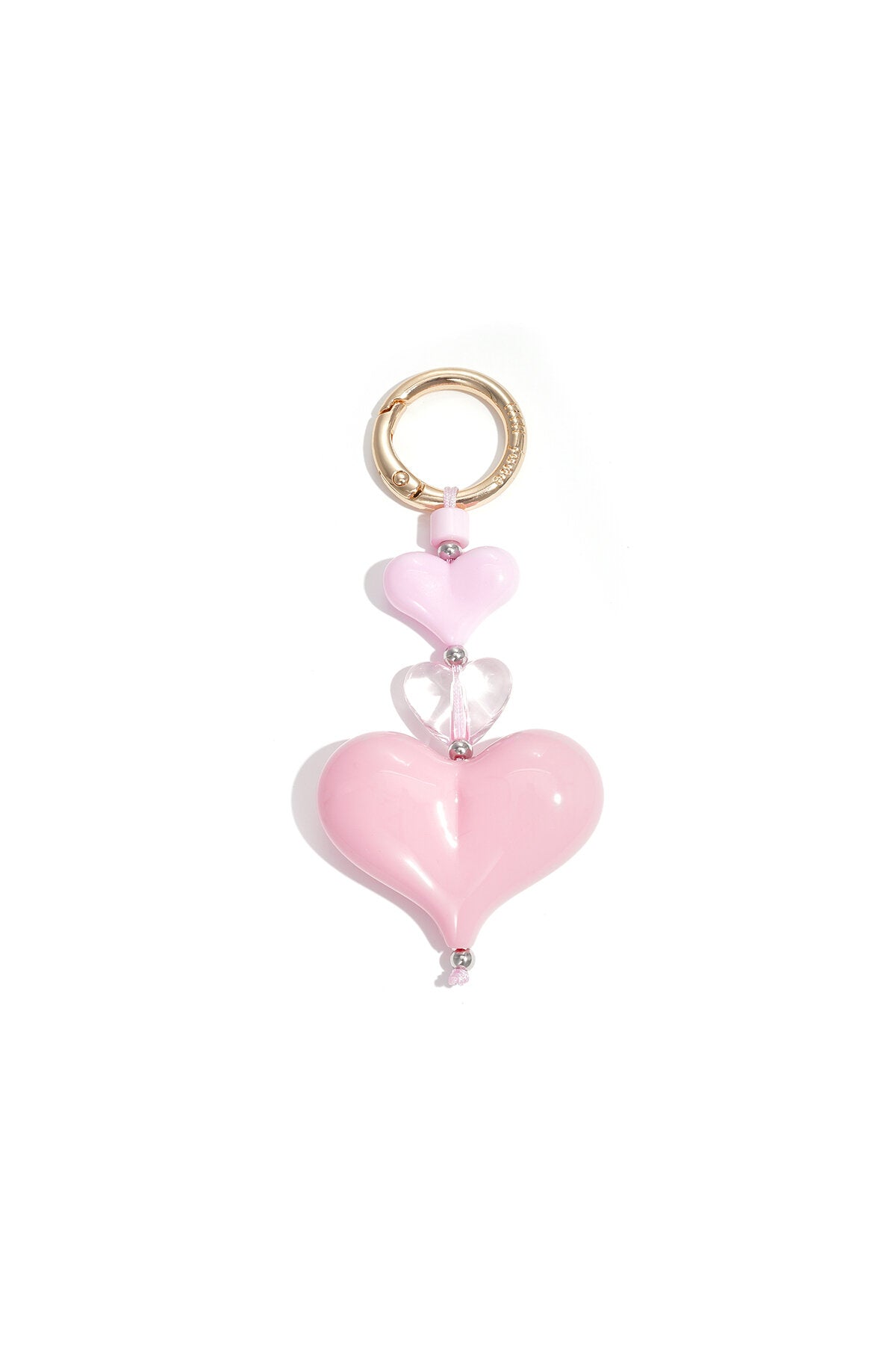 Charming Heart-Shaped Bag Charms for Spring/Summer
