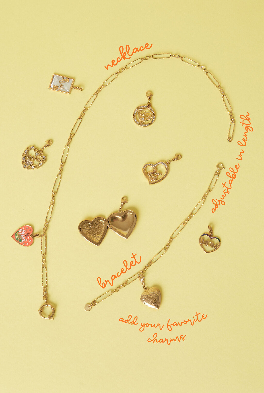 Detachable 2 in 1 Necklace and Bracelet