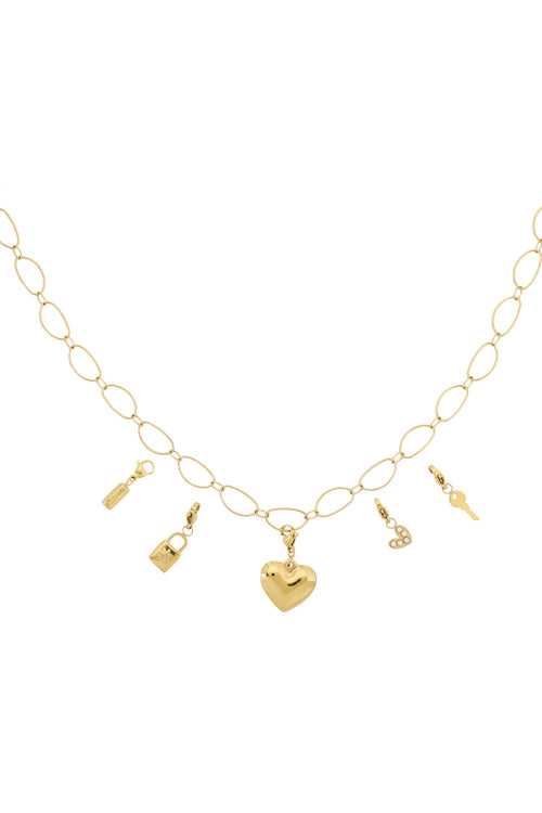 Big heart DIY Necklace