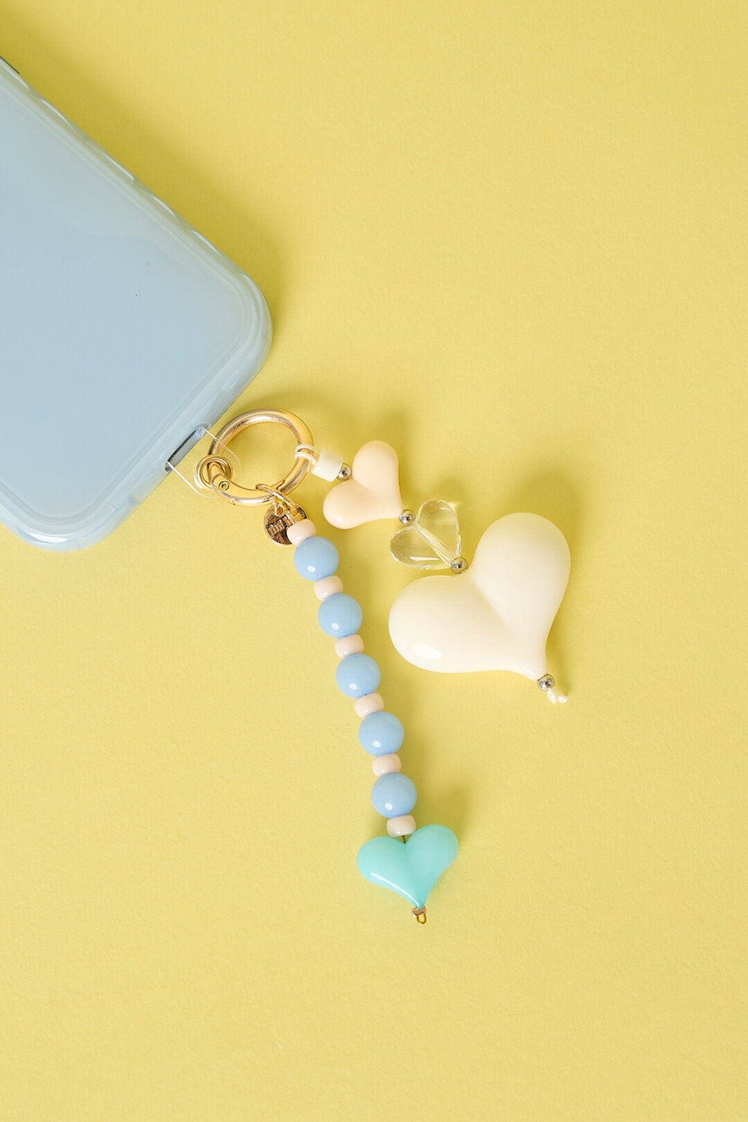 Charming Heart-Shaped Bag Charms for Spring/Summer