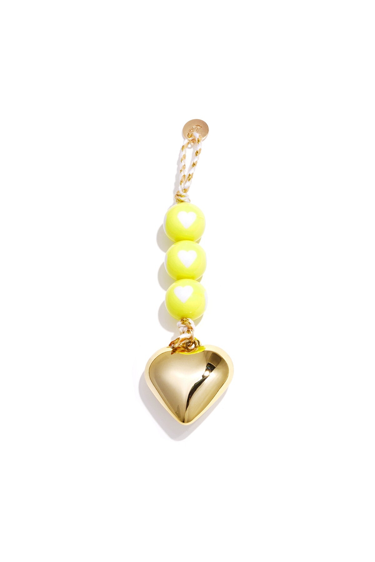 Charming Acrylic Heart Bag Charms for Spring/Summer