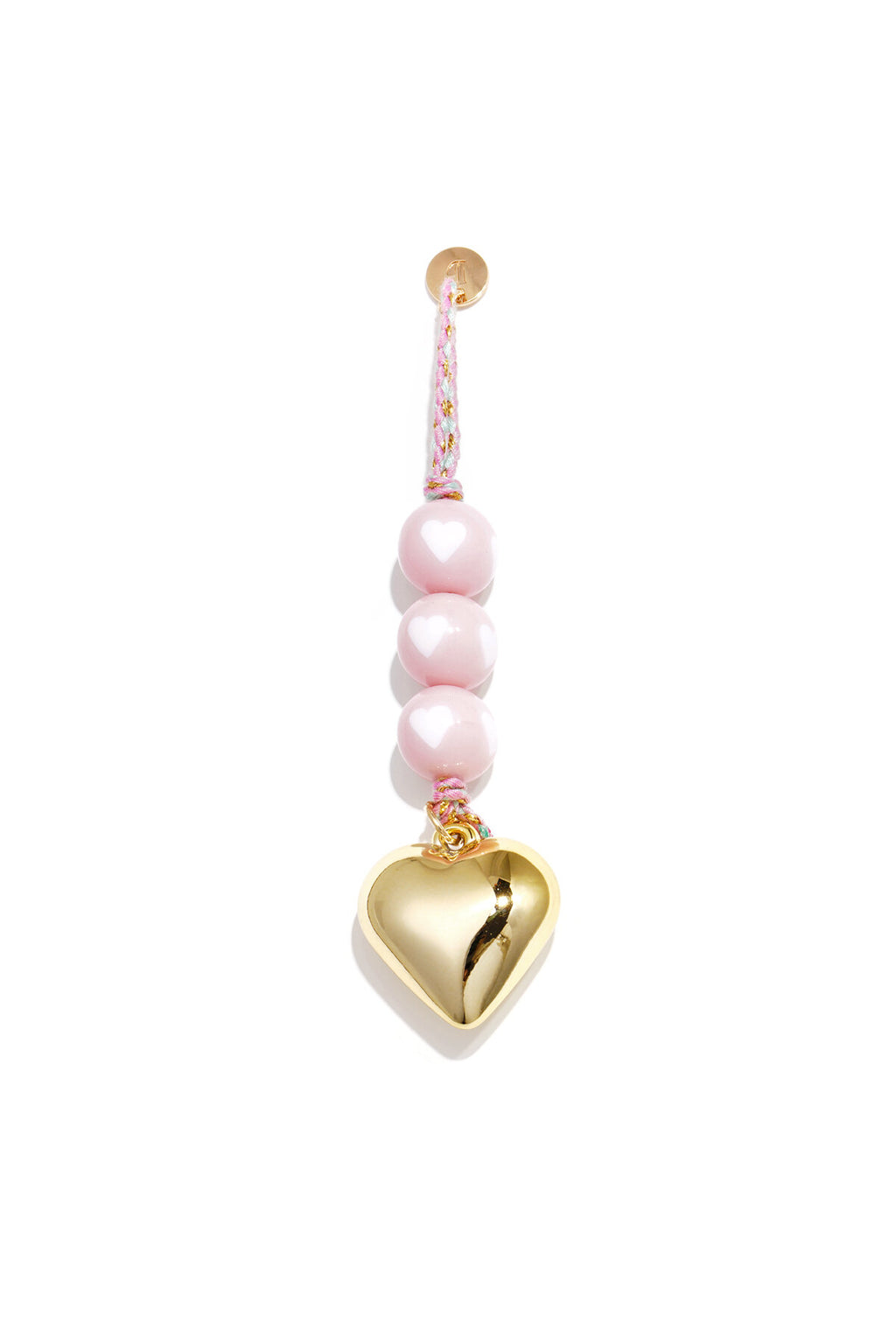 Charming Acrylic Heart Bag Charms for Spring/Summer