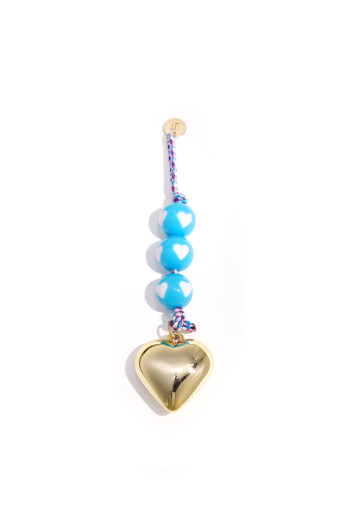 Charming Acrylic Heart Bag Charms for Spring/Summer