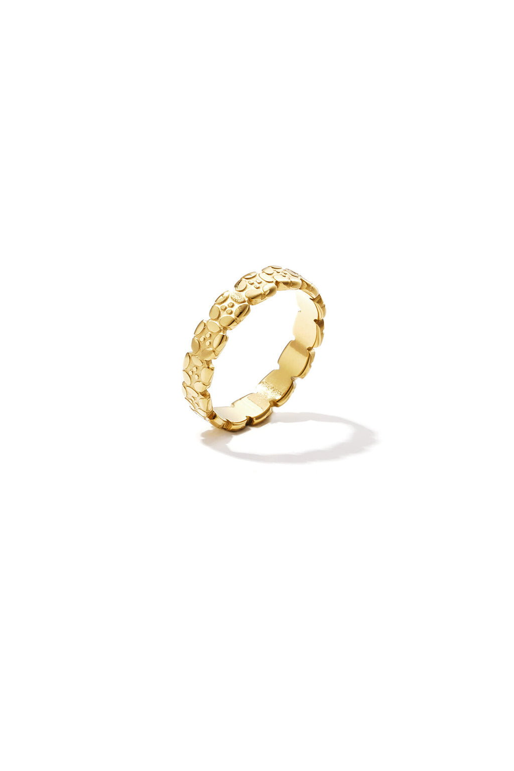 Elegant Gold Minimalist Flower Ring for Daily Wear