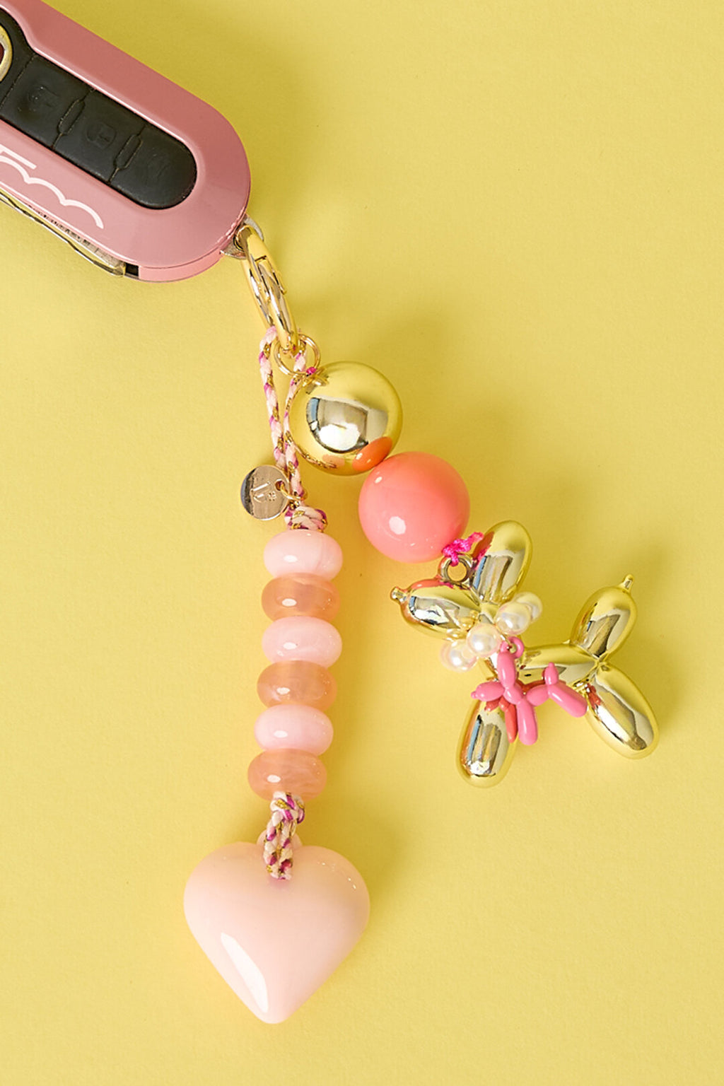 Charming Heart Bag Charms for Spring/Summer